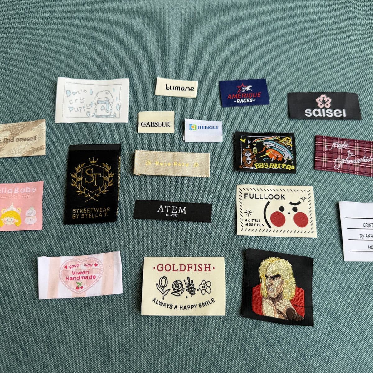 Finished Woven Labels Showcase