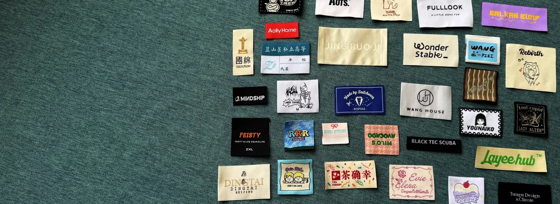 Jingyu Labels factory — custom garment label manufacturing